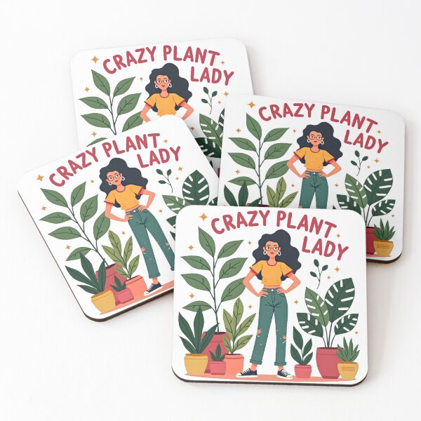 Item preview, Crazy Plant Lady T-Shirt – Funny Plant Parent Merchandise | Women Plant Lover Gift designed and sold by Vajid Designs .