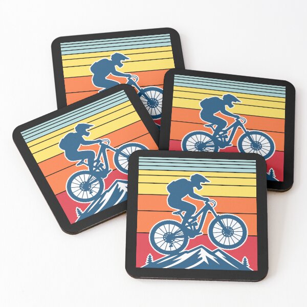 Item preview, Mountain Biking Retro Design designed and sold by Slam-Dunkan.