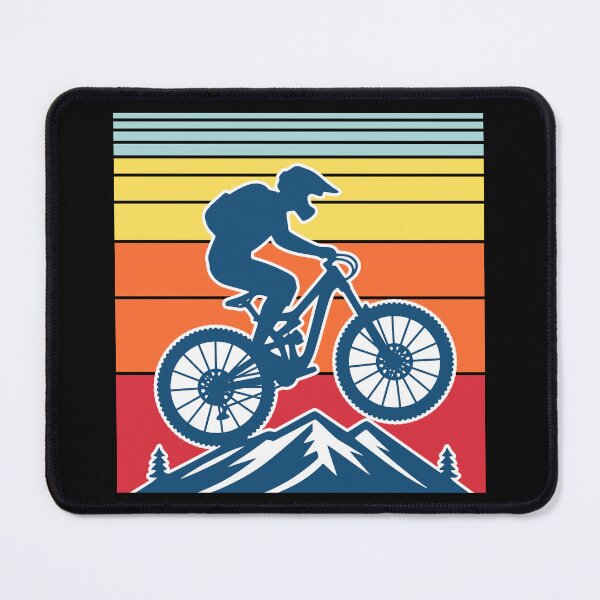 Item preview, Mountain Biking Retro Design designed and sold by Slam-Dunkan.