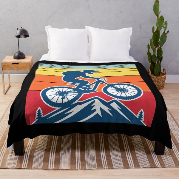 Item preview, Mountain Biking Retro Design designed and sold by Slam-Dunkan.