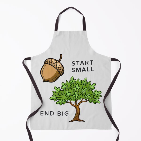 Item preview, Start Small End Big Oak Tree Acorn Growth Mindset Art designed and sold by SplashTastic.