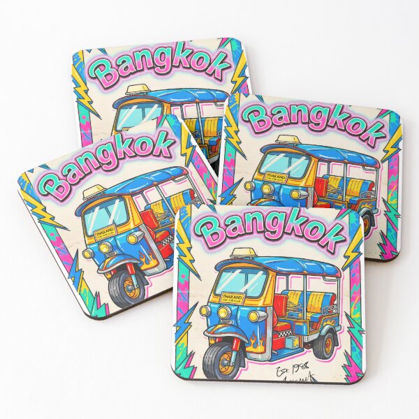 Item preview, Bangkok Tuk Tuk Pop Art - Colorful Comic Style Souvenir designed and sold by Thai-Era-Shop.