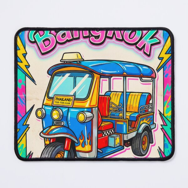 Item preview, Bangkok Tuk Tuk Pop Art - Colorful Comic Style Souvenir designed and sold by Thai-Era-Shop.