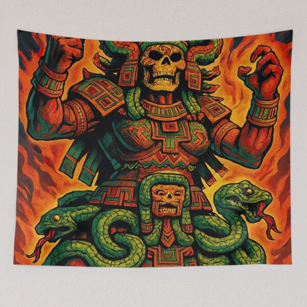 Item preview, Coatlicue, Aztec earth goddess | Comics stylCartoone -  designed and sold by ComicsFactory.