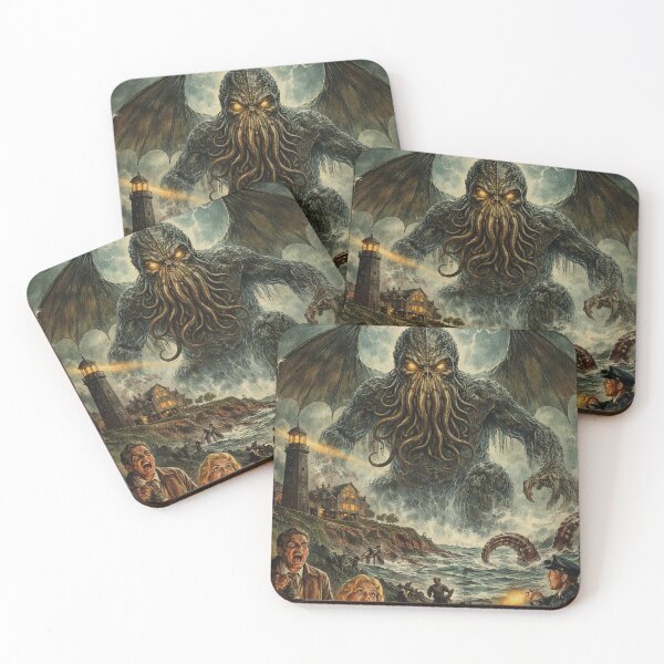 Item preview, Cthulhu Horror – Dread from the Sea poster designed and sold by Mauswohn.