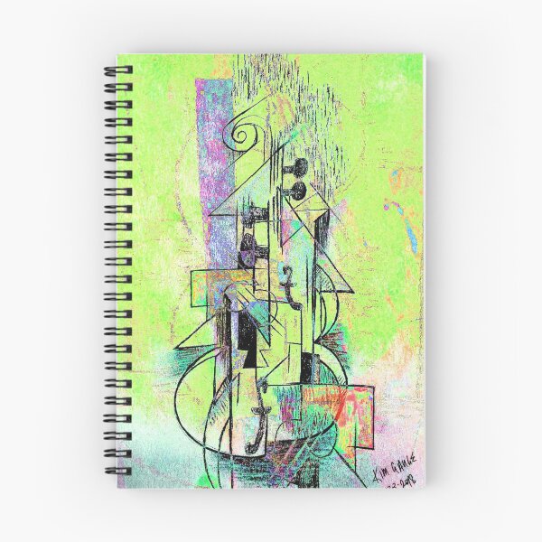 Item preview, Guitar Abstract in Green designed and sold by Kim Gauge.