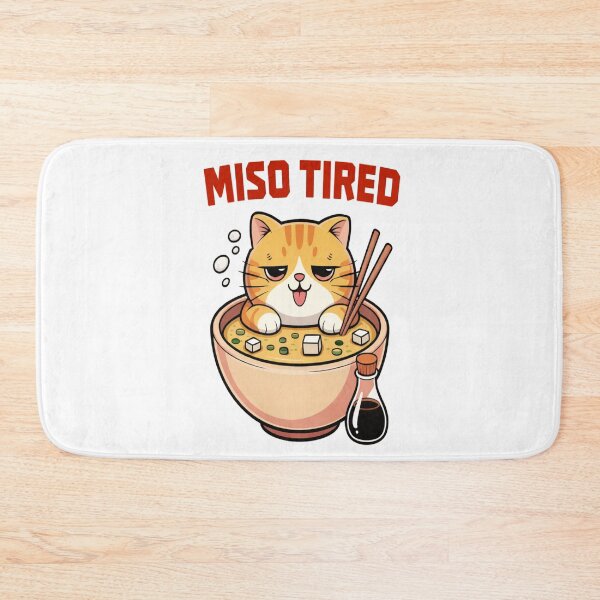 Artikelvorschau, Miso Tired Tshirt entworfen und verkauft von Jacky-Design.