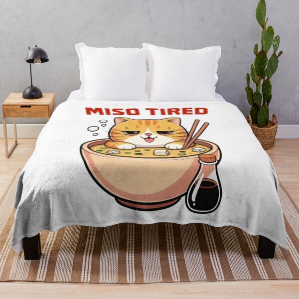 Item preview, Miso Tired Tshirt designed and sold by Jacky-Design.