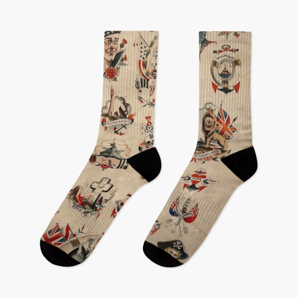 Item preview, Vintage British naval tattoo designs designed and sold by Photopat.