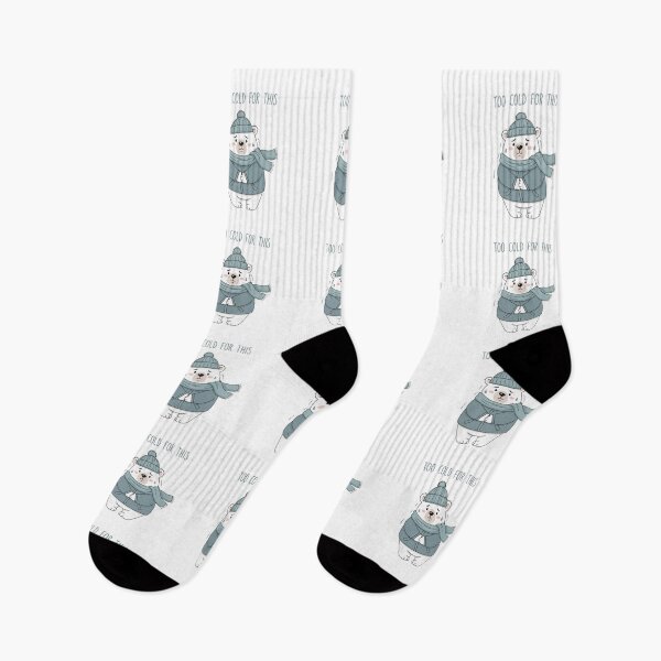 Item preview, Too Cold For This Polar Bear | Cozy Winter Cute Aesthetic Illustration designed and sold by Moon's Arts.
