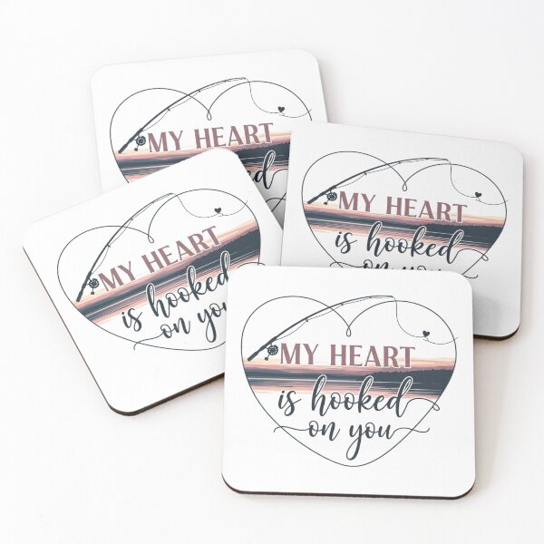 Item preview, My Heart Is Hooked On You Fishing Art designed and sold by EimSol.
