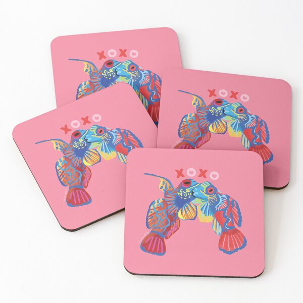 Item preview, Mandarin Fish Couple Valentine Illustration – a part of Sea of Us: Little Love Stories from the Ocean designed and sold by noinudee.