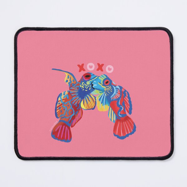 Item preview, Mandarin Fish Couple Valentine Illustration – a part of Sea of Us: Little Love Stories from the Ocean designed and sold by noinudee.