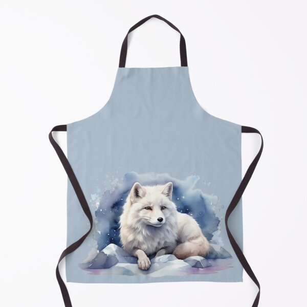 Item preview, Arctic fox in the snow – watercolor full of winter magic designed and sold by Rose Design & Photos.