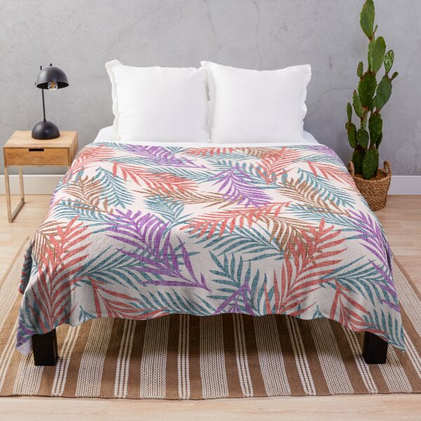 Item preview, Multicolour Tropical Palm Leaf Pattern – Vibrant Jungle Botanical Design designed and sold by SIR13.