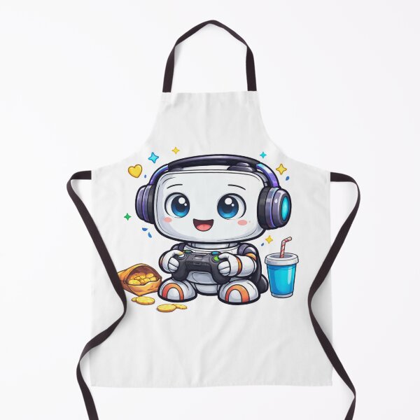 Item preview, Gaming Robot – Cute Character Illustration designed and sold by wait4signal.