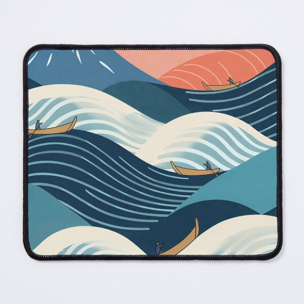 Item preview,  Hokusai Big Wave Retro Japanese Art designed and sold by Blok45.