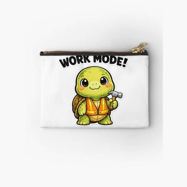 Artikelvorschau, Builder Turtle in Work Mode with Hammer entworfen und verkauft von LongIslandDesgn.