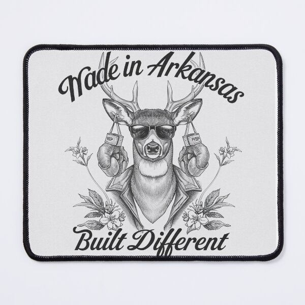 Item preview, Made in Arkansas Built Different Grit Edition State Pride Shirt designed and sold by Built Different Designs.