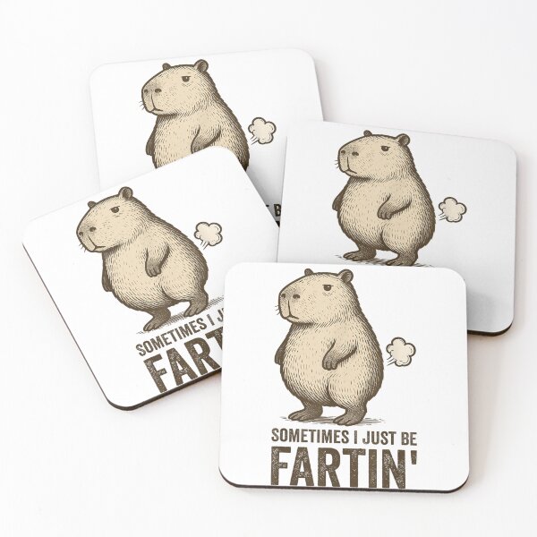 Item preview, Sometimes I Just Be Farting Funny Fart Art for Men Women Kids , Capybara Gift Lover  designed and sold by DZIRI NAJAT.