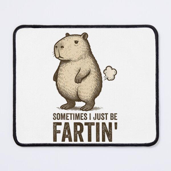 Item preview, Sometimes I Just Be Farting Funny Fart Art for Men Women Kids , Capybara Gift Lover designed and sold by DZIRI NAJAT.