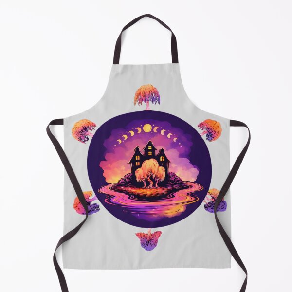 Item preview, Psychedelic Celestial Weeping Willow and Moon Phase Mandala designed and sold by Brinkenburger.