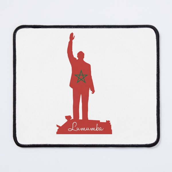 Item preview, Statue of Patrice Lumumba with the Moroccan flag designed and sold by Wolagno.
