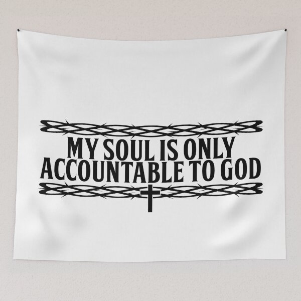 Item preview, My Soul is only accountable to God | Crown of Thorns | Christianity designed and sold by ProdbyNiECO.