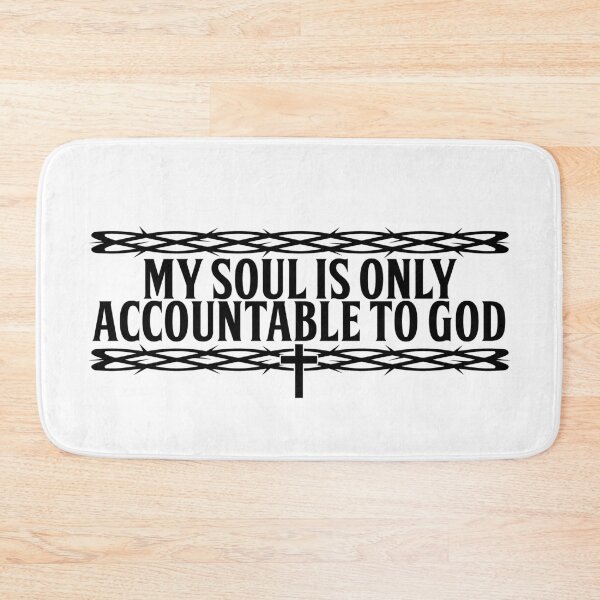 Item preview, My Soul is only accountable to God | Crown of Thorns | Christianity designed and sold by ProdbyNiECO.