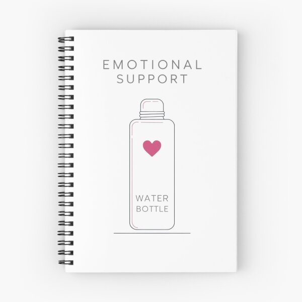 Item preview, Emotional Support Water Bottle Minimalist Sticker designed and sold by ProWorkVibes.