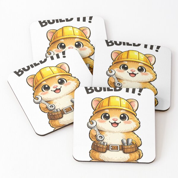 Artikelvorschau, Builder Hamster “BUILD IT!” entworfen und verkauft von LongIslandDesgn.