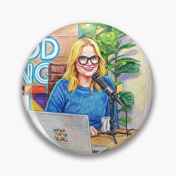 Item preview, Good Hang Amy Poehler podcast designed and sold by GingerLabz.