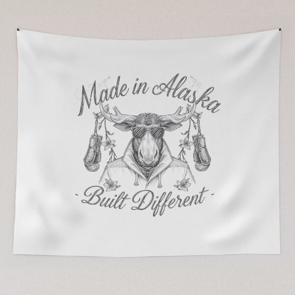 Item preview, Made in Alaska Built Different Grit Edition Shirt Moose Pride Gift designed and sold by Built Different Designs.