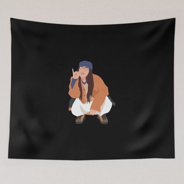 Item preview, Billie Eilish Lineless Illustration designed and sold by dsxclothing.