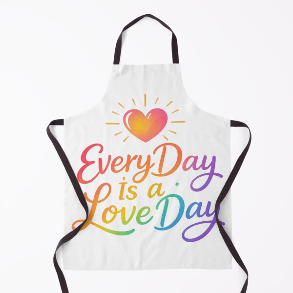 Item preview, Every Day Is a Love Day – Positive Romance Typography Shirt designed and sold by RMTrendy.