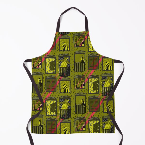 Item preview, Storey-telling maximalist buildings - olive designed and sold by HillsandSheep.