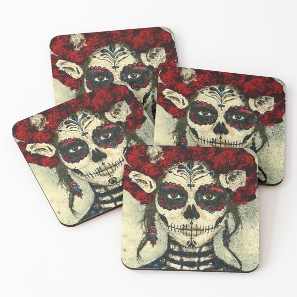 Item preview, La Catrina Blanca designed and sold by ElvisSantanaArt.
