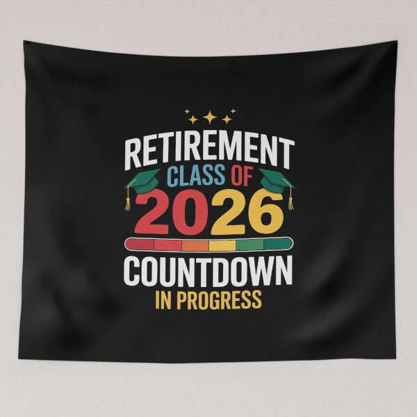 Item preview, Retirement Class Of 2026 Count Down Progress Retired Teacher designed and sold by FadeOfThrone.