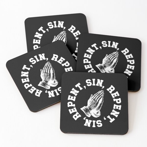 Item preview, Sin and Repent | Praying Hands designed and sold by ProdbyNiECO.