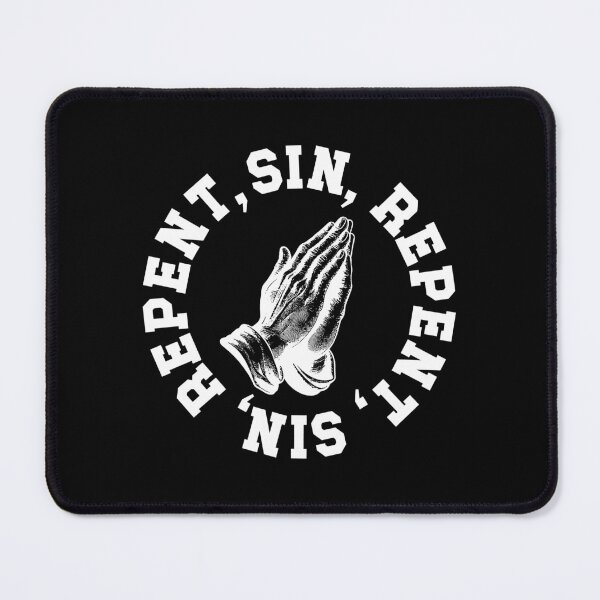 Item preview, Sin and Repent | Praying Hands designed and sold by ProdbyNiECO.