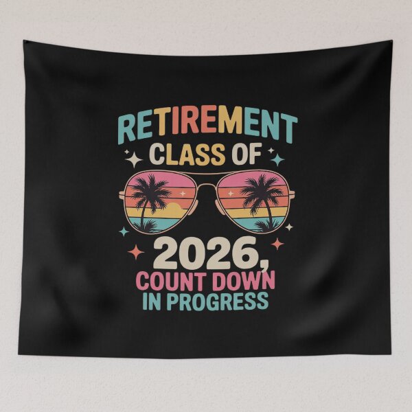 Item preview, Retirement Class Of 2026 Count Down Progress Retired designed and sold by FadeOfThrone.