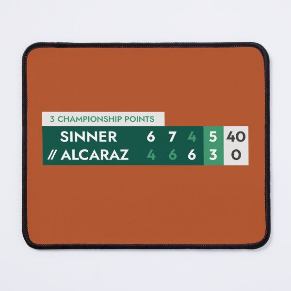 Item preview, Sincaraz RG25 Scoreboard designed and sold by Elaborate-Hoax.