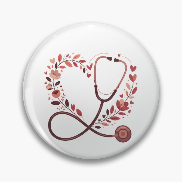 Item preview, Floral Stethoscope designed and sold by Sweetvoilet.