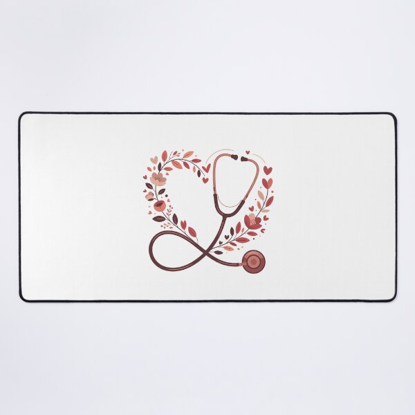 Item preview, Floral Stethoscope designed and sold by Sweetvoilet.