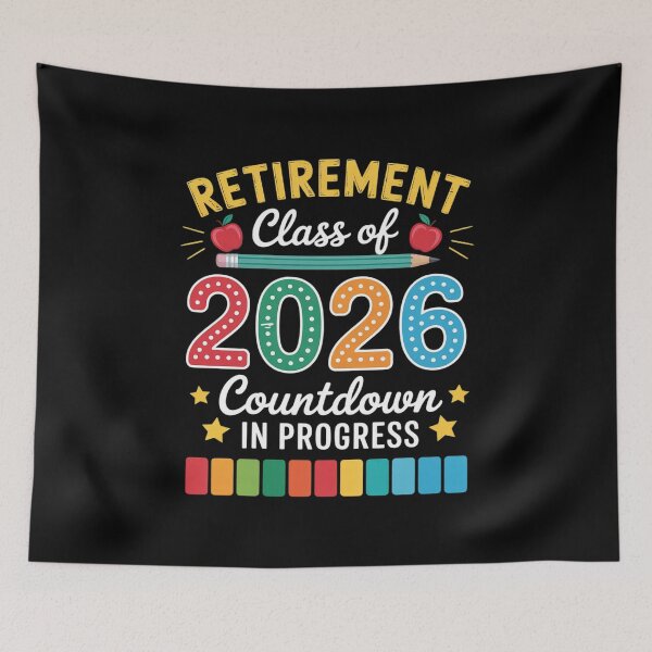Item preview, Retirement Class Of 2026 Countdown In Progress Teacher 3 designed and sold by MarryIsMonth.