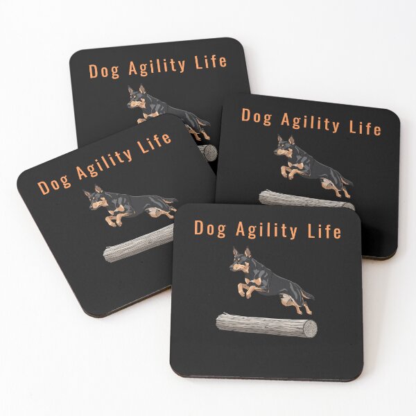Item preview, Dog Agility Life – Active Dog Sports Lover Illustration designed and sold by glowtrendz.
