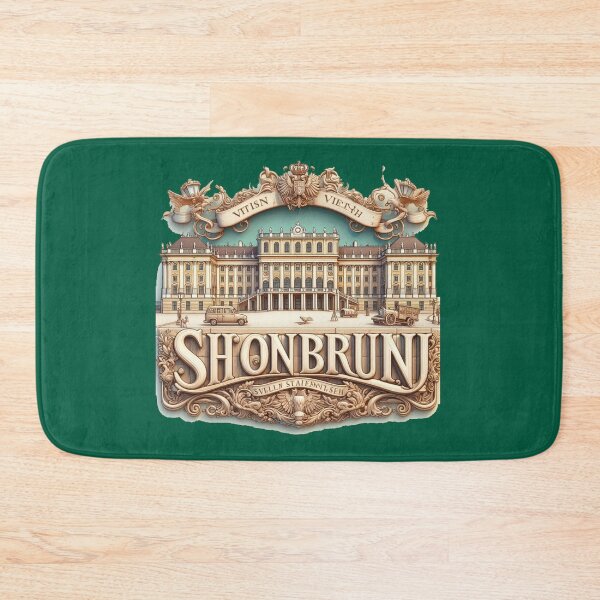Item preview,  Schönbrunn Palace – Cute 3D Sketch Label of Austria,  designed and sold by PaintMeWorld.