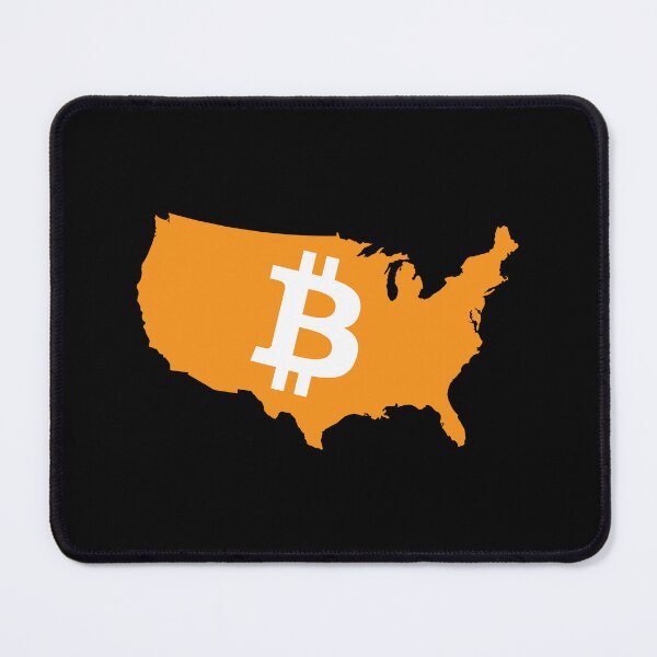Item preview, USA America Map Bitcoin designed and sold by CyberRex.
