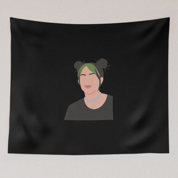 Item preview, Billie Eilish Lineless Illustration designed and sold by dsxclothing.