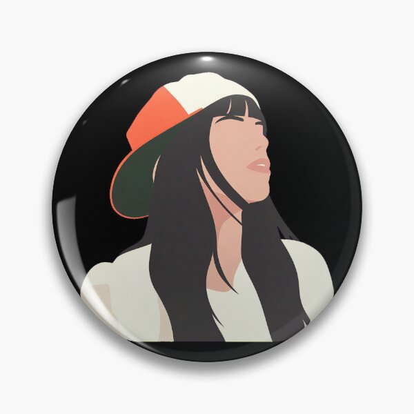 Item preview, Billie Eilish Lineless Illustration designed and sold by dsxclothing.